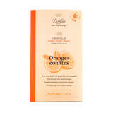 Dolfin Dark Chocolate with Candied Oranges (70g)