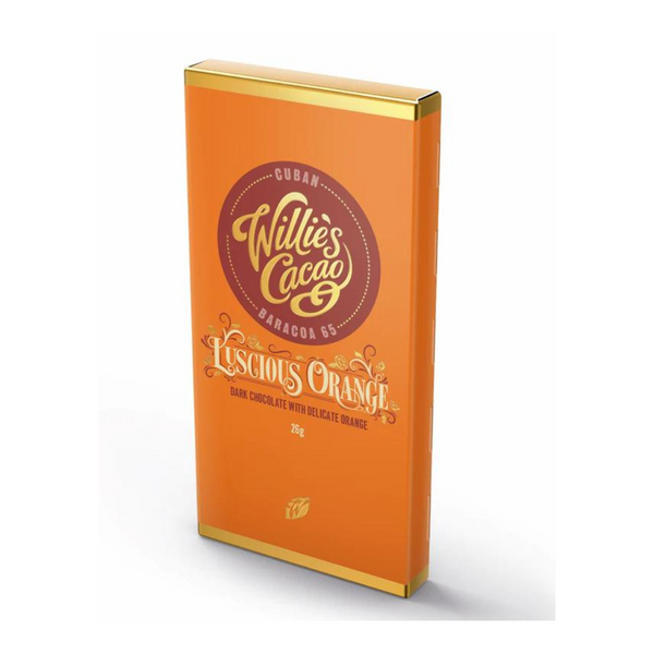 Willies Cacao Luscious Orange Dark Chocolate Bar (26g)