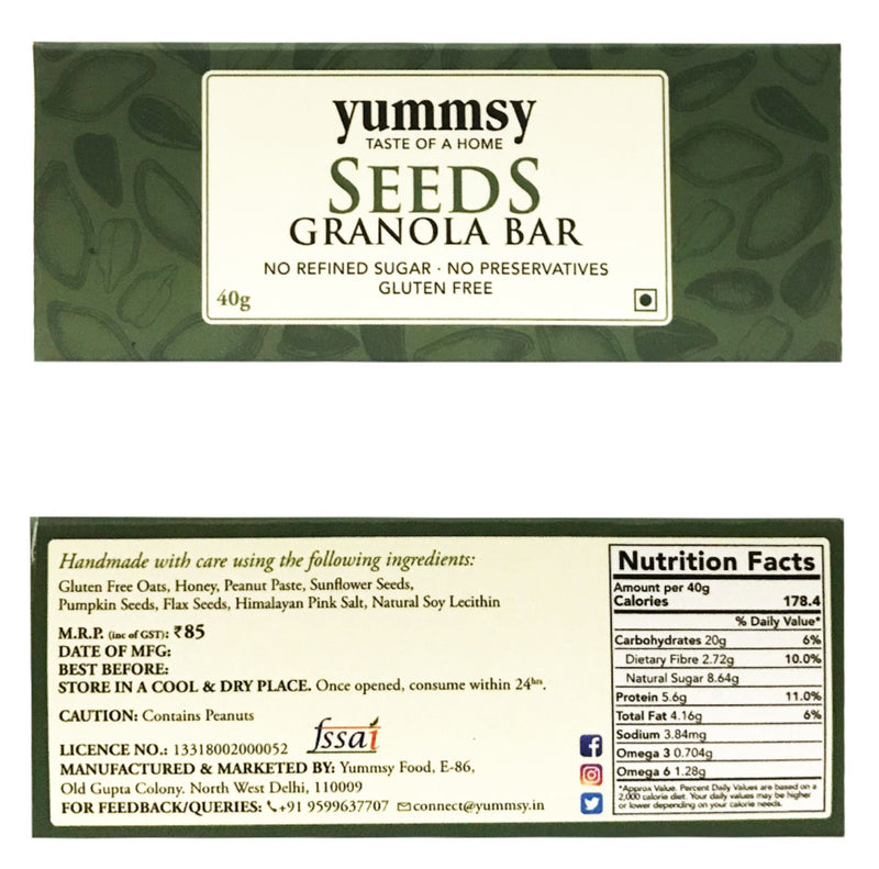 Seeds Granola Bar