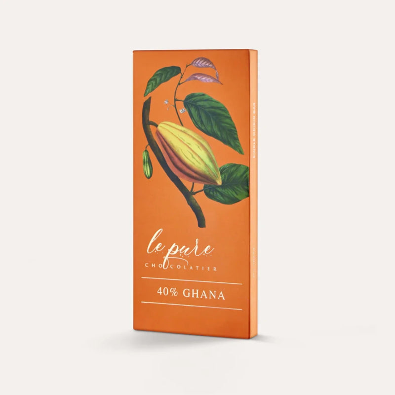 Le Pure 40% Ghana Single Origin Milk Chocolate