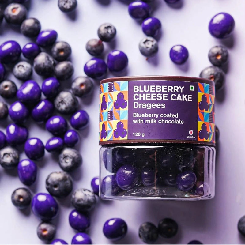 Entisi Blueberry Cheesecake Dragees Jar