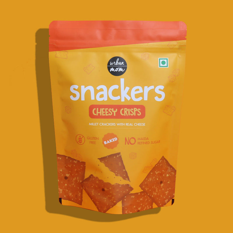 Urban Mom Snackers - Cheesy Crisps