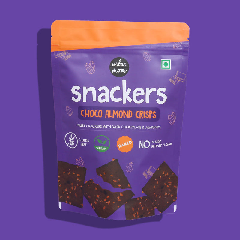 Urban Mom Snackers - Choco Almond Crisps