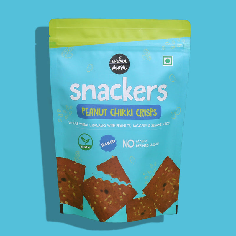 Urban Mom Snackers - Peanut Chikki Crisps