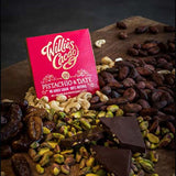 Willies Cacao Pistachio & Date 100% Cacao Bar (50g)