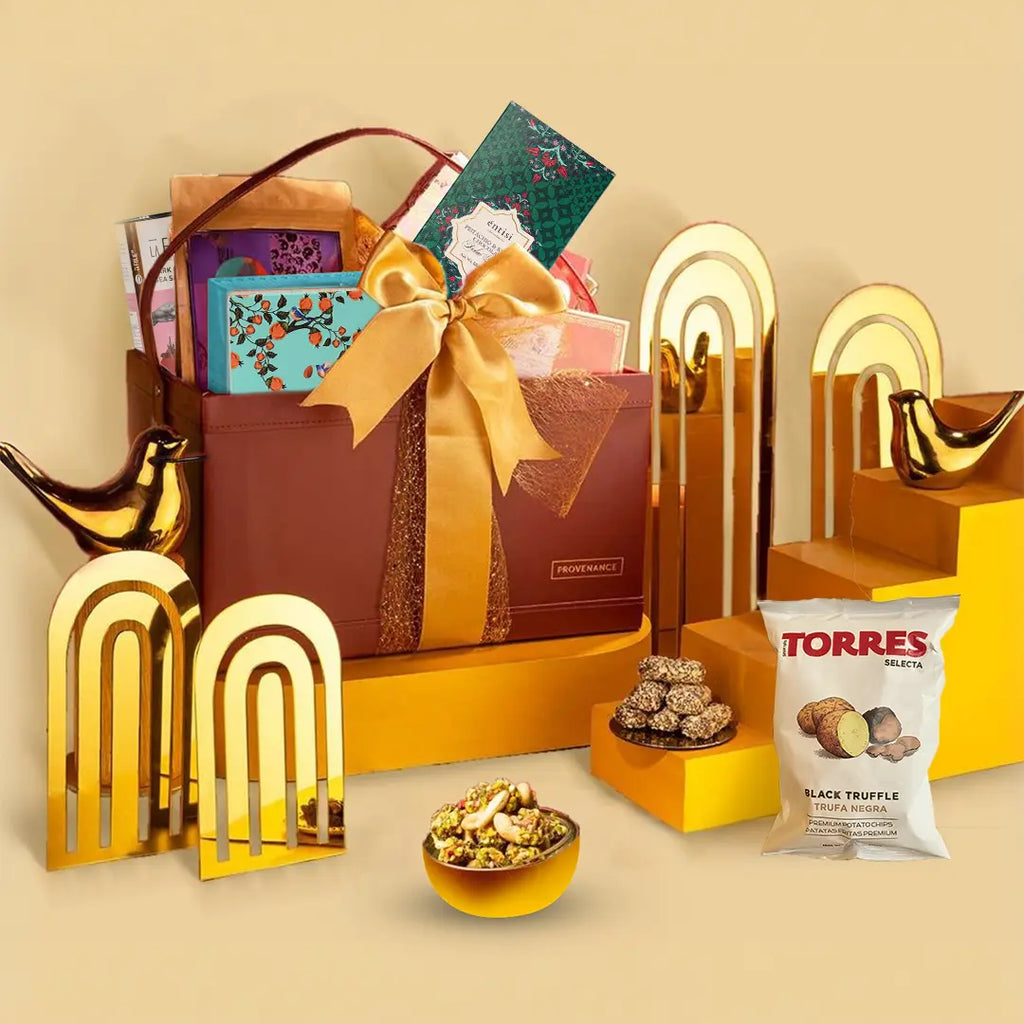 Provenance Festive Grand Treasure Gift Basket for Diwali
