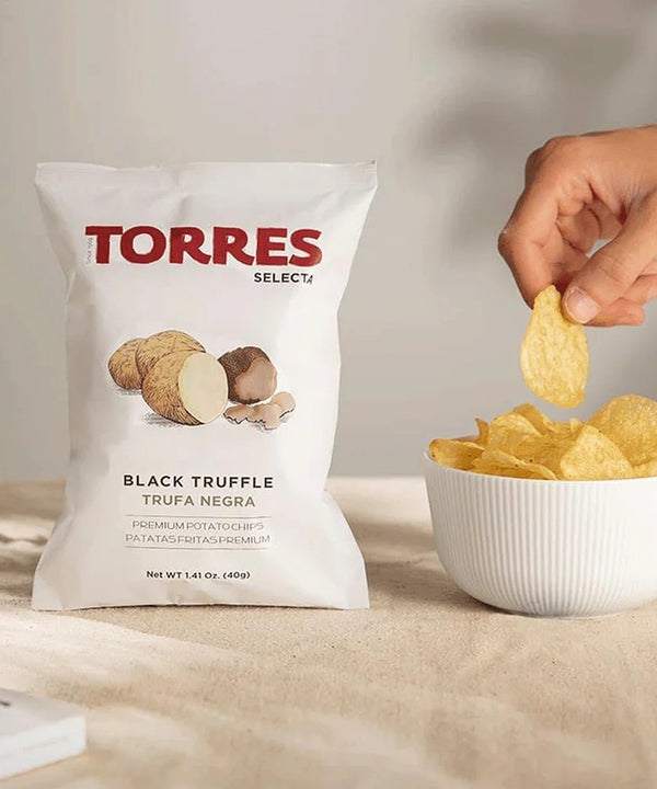 Torres Black Truffle Potato Chips (40g)