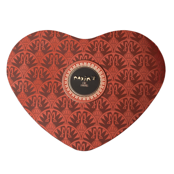 Maxim's Red Heart Tin - Milk Chocolates & Nougats