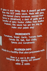 Gourmet Jar Arrabbiata Pasta Sauce Ingredients