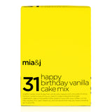 Mia&J 31 Happy Birthday Vanilla Cake Mix