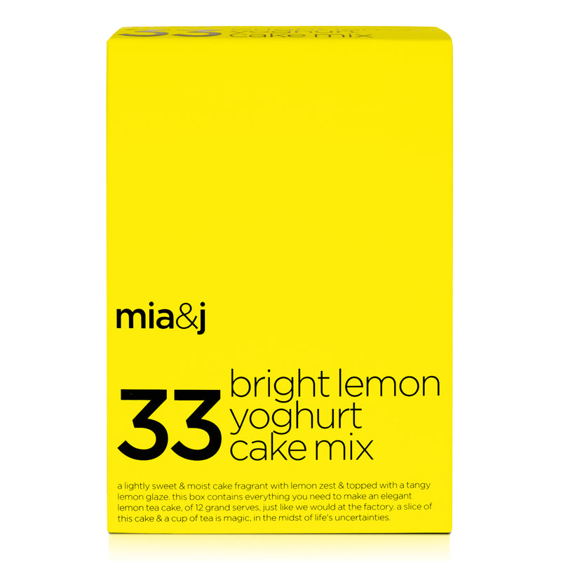 Mia&J 33 Bright Lemon Yoghurt Cake Mix