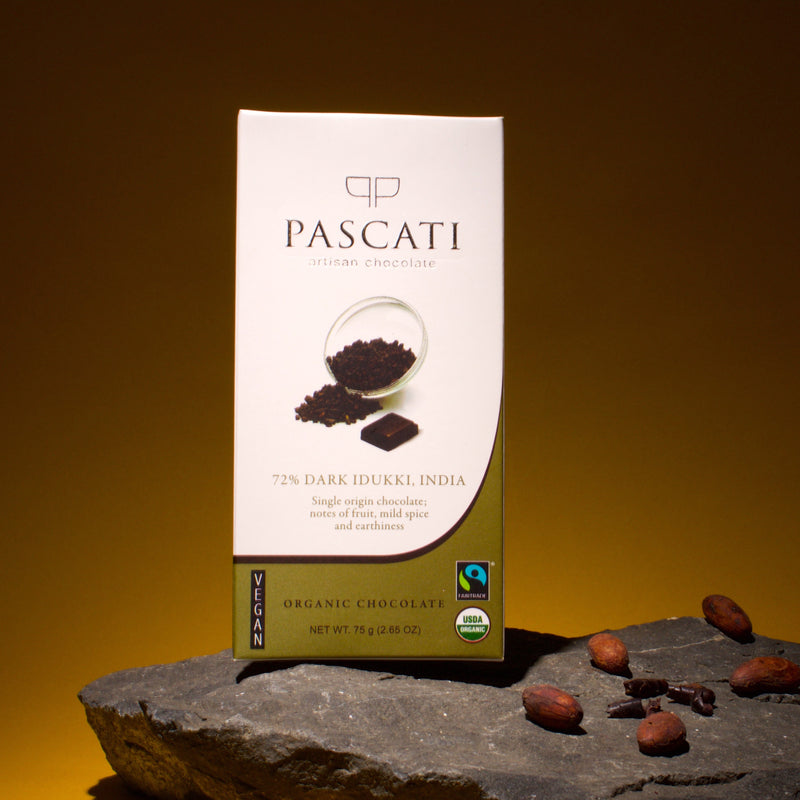Pascati 72% Single Origin Kerala Dark Chocolate