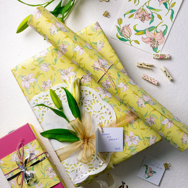 I Really Lily Love You Gift Wrapping Paper