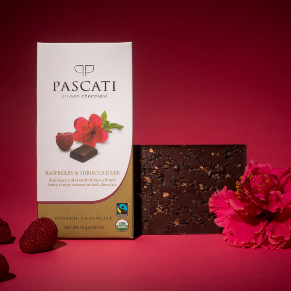 Pascati Raspberry & Hibiscus Dark Chocolate