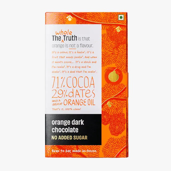 Whole Truth Orange Dark Chocolate Bar