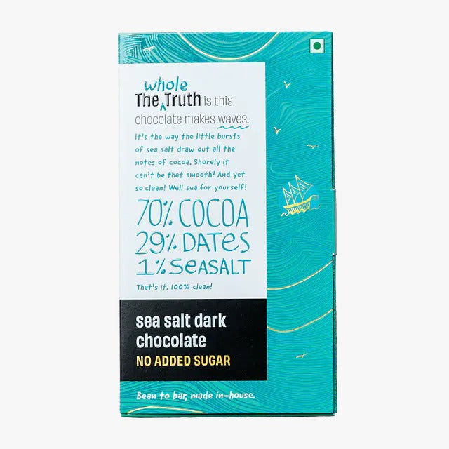 Whole Truth Sea Salt Dark Chocolate Bar