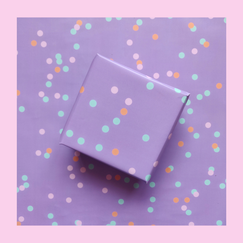 Confetti Gift Wrapping Paper